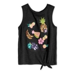 Epic Threads Tie-Detail Tank Top Girl M